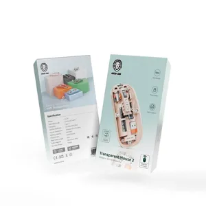 ماوس بی سیم گرین لاین مدل Transparent Mouse 2 با طراحی شفاف و ارگونومیک - angle 19