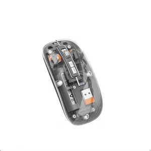 ماوس بی سیم گرین لاین مدل Transparent Mouse 2 با طراحی شفاف و ارگونومیک - angle 7
