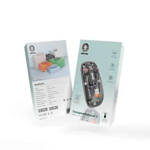 ماوس بی سیم گرین لاین مدل Transparent Mouse 2 با طراحی شفاف و ارگونومیک - angle 15