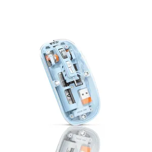 ماوس بی سیم گرین لاین مدل Transparent Mouse 2 با طراحی شفاف و ارگونومیک - angle 10