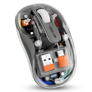 ماوس بی سیم گرین لاین مدل Turtle با قابلیت اتصال همزمان به 3 دستگاه - angle 2
