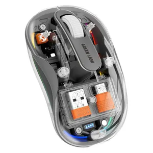ماوس بی سیم گرین لاین مدل Turtle با قابلیت اتصال همزمان به 3 دستگاه - angle 3