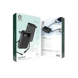 پاور بانک گرین لاین مدل Luzern با ظرفیت ۲۰۰۰۰ میلی آمپر ساعت - angle 5
