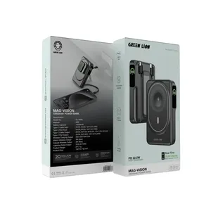 پاور بانک گرین لاین مگ سیف مگ ویژن 10000 میلی آمپر ساعت - angle 6