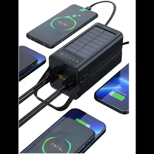 پاوربانک گرین لاین GL-PX50 با ظرفیت 60000 میلی‌آمپر ساعت و پنل خورشیدی - angle 4