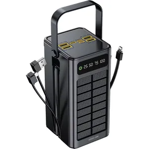 پاوربانک گرین لاین GL-PX50 با ظرفیت 60000 میلی‌آمپر ساعت و پنل خورشیدی - angle 1