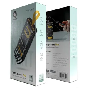 پاوربانک گرین لاین Transparent Pro ظرفیت 10000 میلی‌آمپر ساعت با طراحی شفاف - angle 13