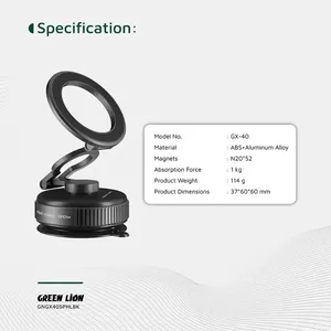 پایه نگهدارنده گوشی موبایل گرین لاین GX-40 با طراحی تاشو و چرخش ۳۶۰ درجه - angle 4