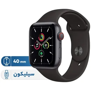 ساعت هوشمند اپل واچ SE با صفحه نمایش لمسی و بند سیلیکونی - angle 2