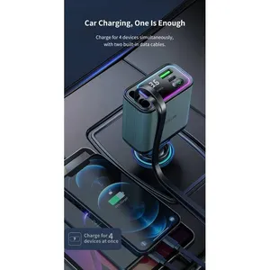 شارژر فندکی گرین لاین Retractable 90W با قابلیت شارژ سریع - angle 5