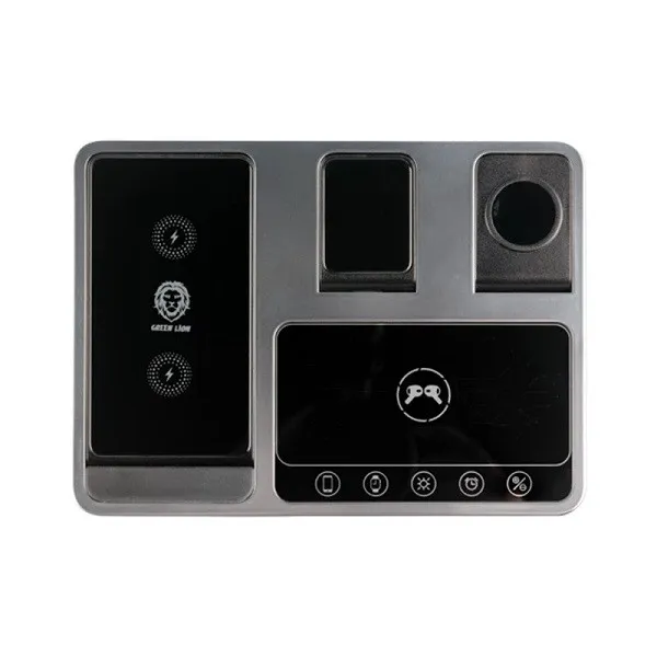 شارژر رومیزی بی سیم گرین لاین مدل Wireless-Ch Station 4 in 1
