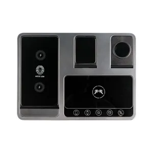 شارژر رومیزی بی سیم گرین لاین مدل Wireless-Ch Station 4 in 1 - angle 1
