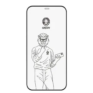 Steve model green screen protector suitable for Apple iPhone 13 / 13 Pro - angle 23