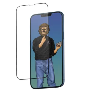 Steve model green screen protector suitable for Apple iPhone 13 / 13 Pro - angle 14