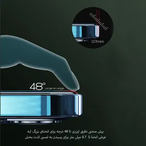 Steve model green screen protector suitable for Apple iPhone 13 / 13 Pro - angle 68