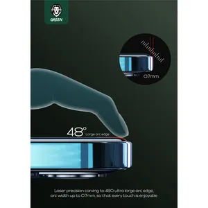 Steve model green screen protector suitable for Apple iPhone 13 / 13 Pro - angle 28