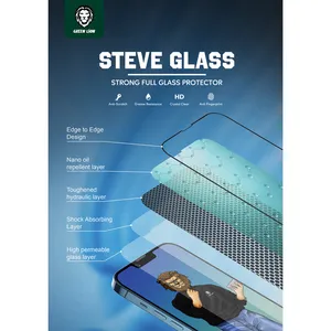 Steve model green screen protector suitable for Apple iPhone 13 / 13 Pro - angle 5