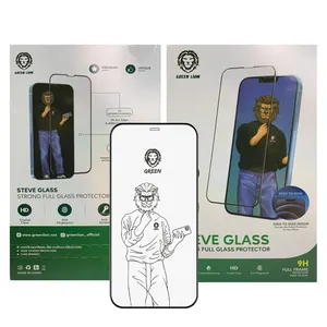 Steve model green screen protector suitable for Apple iPhone 13 / 13 Pro - angle 22