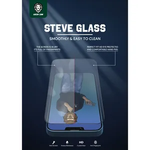 Steve model green screen protector suitable for Apple iPhone 13 / 13 Pro - angle 8