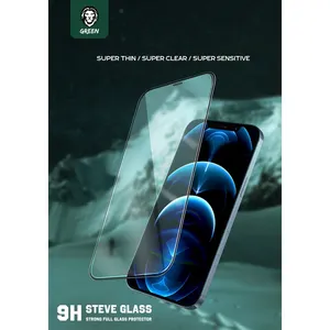 Steve model green screen protector suitable for Apple iPhone 13 / 13 Pro - angle 32