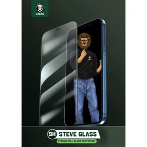 Steve model green screen protector suitable for Apple iPhone 13 / 13 Pro - angle 29