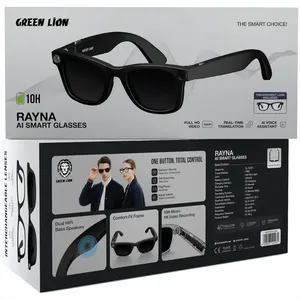 عینک هوشمند گرین لاین مدل RAYNA GL-SG24 GNRYNSGLSBK با فناوری AI و دوربین 8 مگاپیکسلی - angle 15